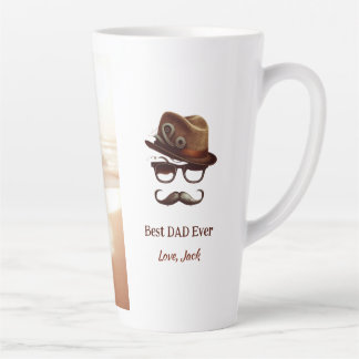 Taza De Café Latte Mejor Papá de siempre - Regalo del Día del Padre P