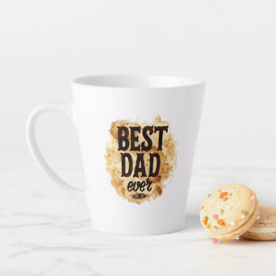 Taza De Café Latte Mejor Papá Nunca Mug
