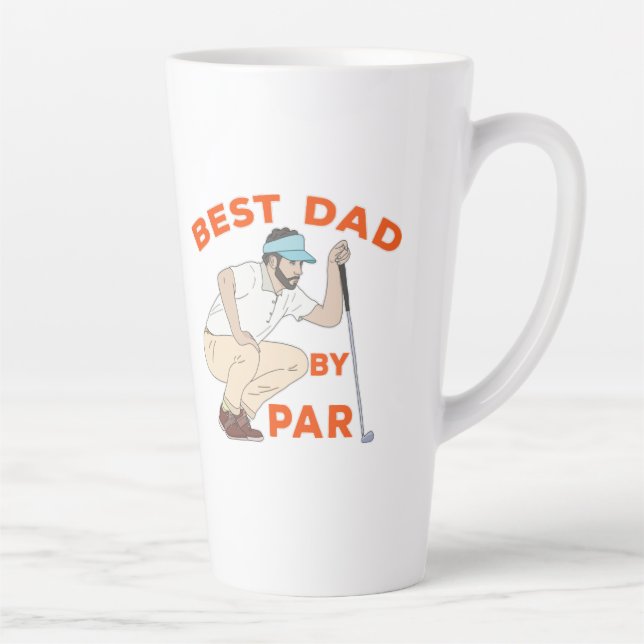 Taza De Café Latte Mejor Papá Por Par (Derecha)