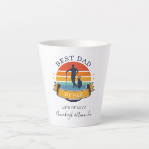 Taza De Café Latte Mejor Papá Por Par Día del Padre Golf De Las Hijas