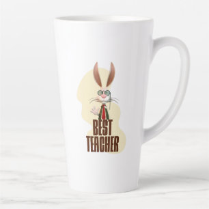 Taza De Café Latte Mejor Profesor Conejo de Humor de Aula