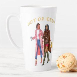 Taza De Café Latte Mejores amigos, BFF, café caliente, café helado,