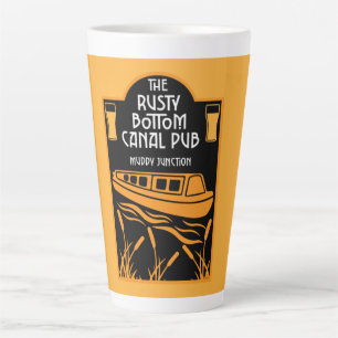 Taza De Café Latte Mejores Pubs de lanchas estrechas