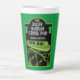 Taza De Café Latte Mejores Pubs de lanchas estrechas