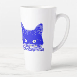 Taza De Café Latte Meme divertido de gato para dueños y amantes de ga