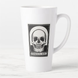 Taza De Café Latte Memento Mori Skull