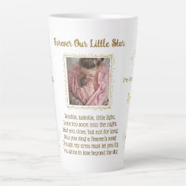 Taza De Café Latte Memorial personalizado del bebé Keepsake Mug