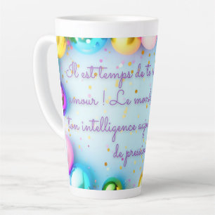 Taza De Café Latte mensaje de amor para ella y él