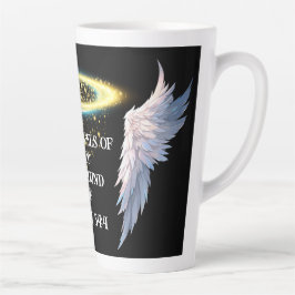 Taza De Café Latte Mensaje Inspirador de la Fe Cristiana Sosegadora