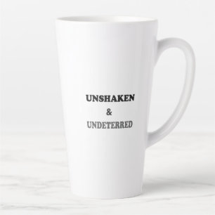 Taza De Café Latte Mentalidad de Resiliencia para el Trabajo y la Vid