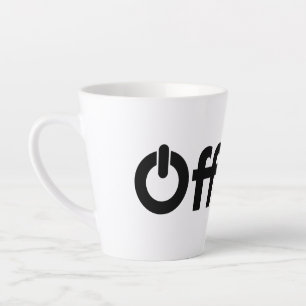 Taza De Café Latte Mentalmente desconectado