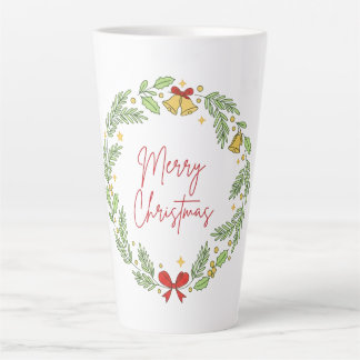 Taza De Café Latte Merry Christmas