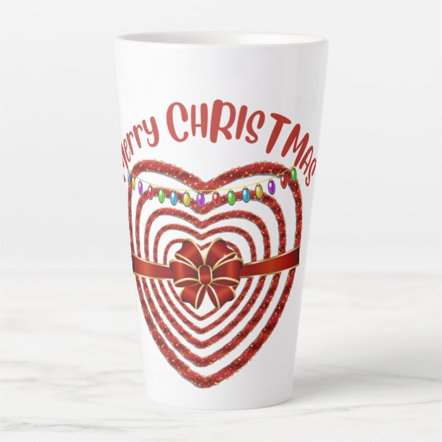 Taza De Café Latte Merry Christmas Late Mug (Anverso)