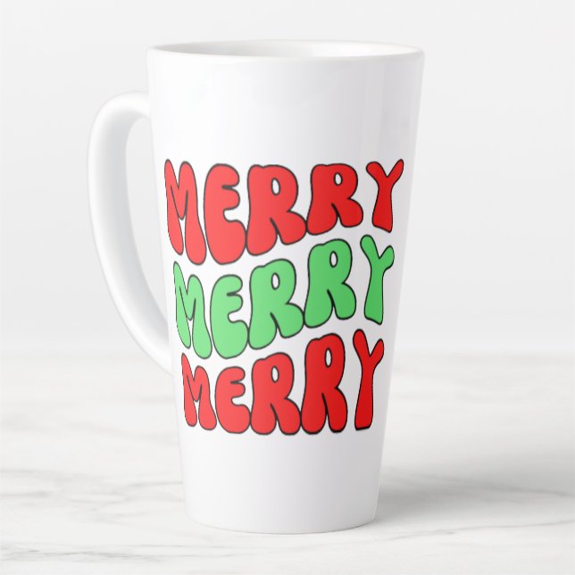 Taza De Café Latte Merry Merry (Ángulo izquierdo)