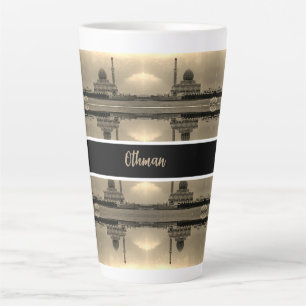 Taza De Café Latte Mezquita Al-Muradiya de Bagdad Iraq Antiguo