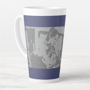 Taza De Café Latte Mi Entrenadora de Spinning Favorita