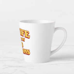 Taza De Café Latte Mi vida dirigida por el diseño de películas de mal