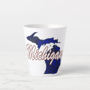 Taza De Café Latte Michigan