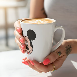 Taza De Café Latte Micky Latte Mug
