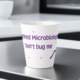 Taza De Café Latte Microbiólogo retirado