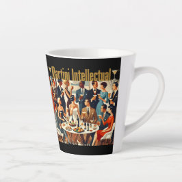 Taza De Café Latte Mid Century Modern The Martini Intellectuals