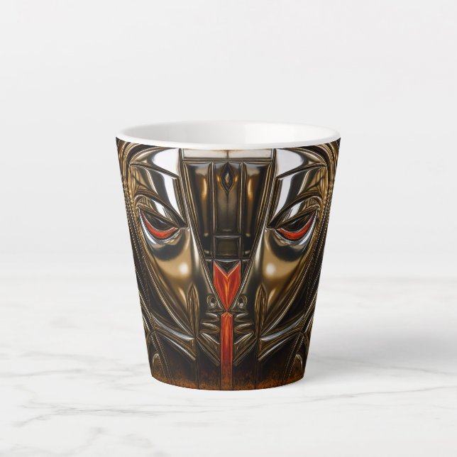 Taza De Café Latte Midnight Bronze Muse Metal (Anverso)