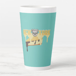 Taza De Café Latte Mikitiez cheesecake blueberryquesea newyork