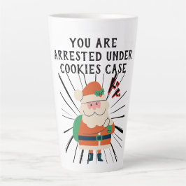 Taza De Café Latte Mikitiez cookies santaclaus navidades de nuevo año