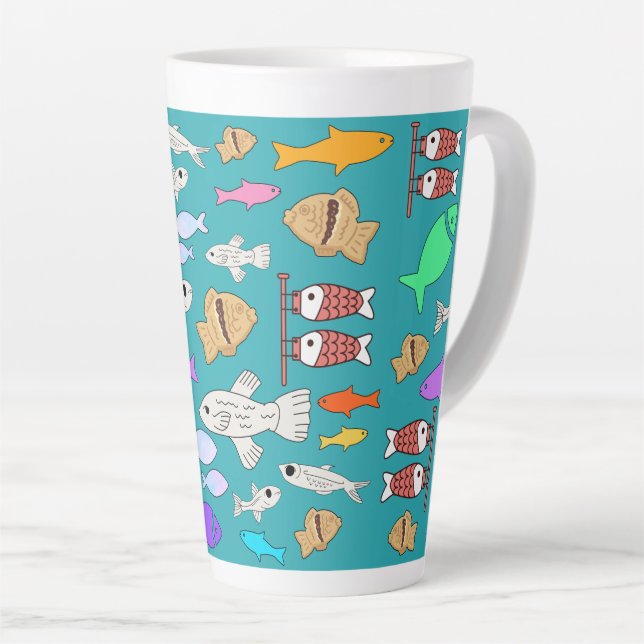 Taza De Café Latte Mikitiez venus mermaid verano (Ángulo derecho)