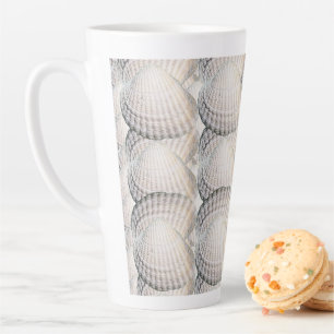 Taza De Café Latte Mikitiez veraniega venus shell océano playa