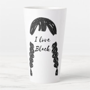 Taza De Café Latte Mikitiez vintage gótico halloween negro viernes