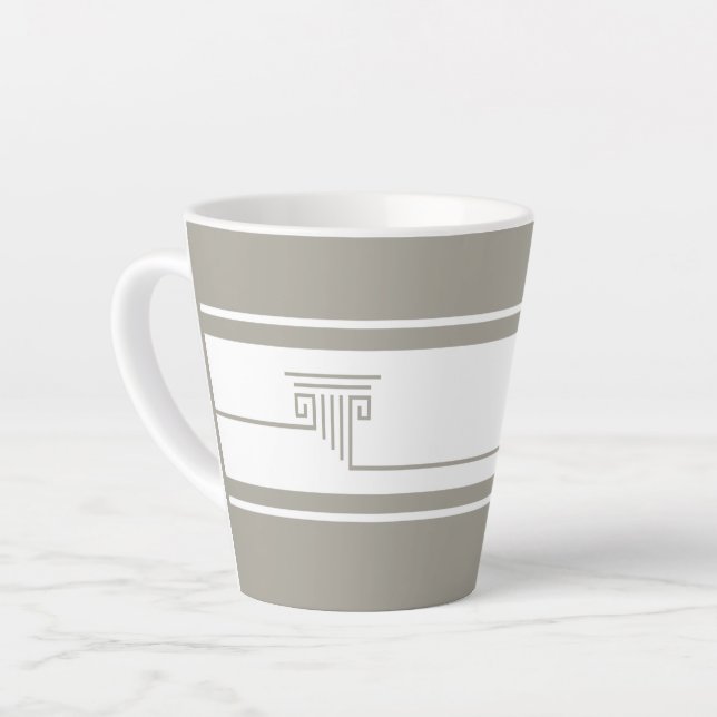 Taza De Café Latte Minimalist Elegant (Ángulo izquierdo)