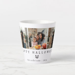 Taza De Café Latte Minimalista moderno Spooky Happy Halloween 3 Photo