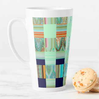 Taza De Café Latte Mint Bohême Latte Mug