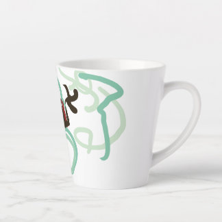Taza De Café Latte Mint snowman