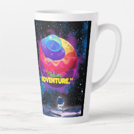 TAZA DE CAFÉ LATTE MISIÓN Y AVENTURA