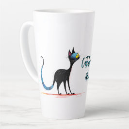 Taza De Café Latte Missy Miss Latte Cup — 100% Catitude, 0% Mercy