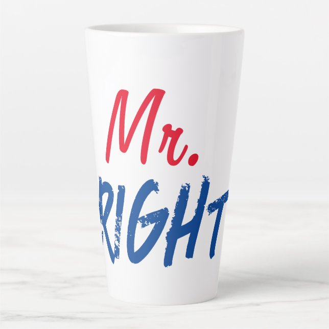 Taza De Café Latte Mister Derecha (Anverso)