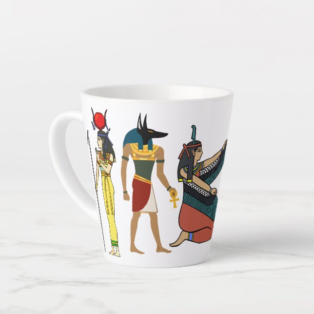 Taza De Café Latte Mitología egipcia (Ángulo izquierdo)