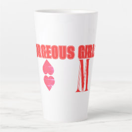 Taza De Café Latte MM Mujeres Latte Mug