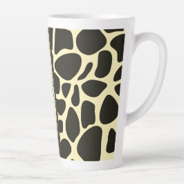 Taza De Café Latte Moda Cuartrefoil Giraffe Imprimir Personalizada