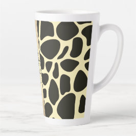 Taza De Café Latte Moda Cuartrefoil Giraffe Imprimir Personalizada