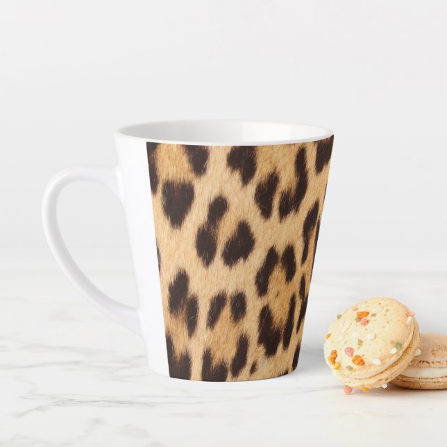 Taza De Café Latte moda de gentileza animal salvaje safari leopardo i (In situ)