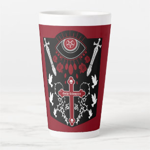 Taza De Café Latte Moda del Punk de gótico Post