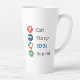 Taza De Café Latte Modern Elegant Trendy Gifts Sustainability 2030