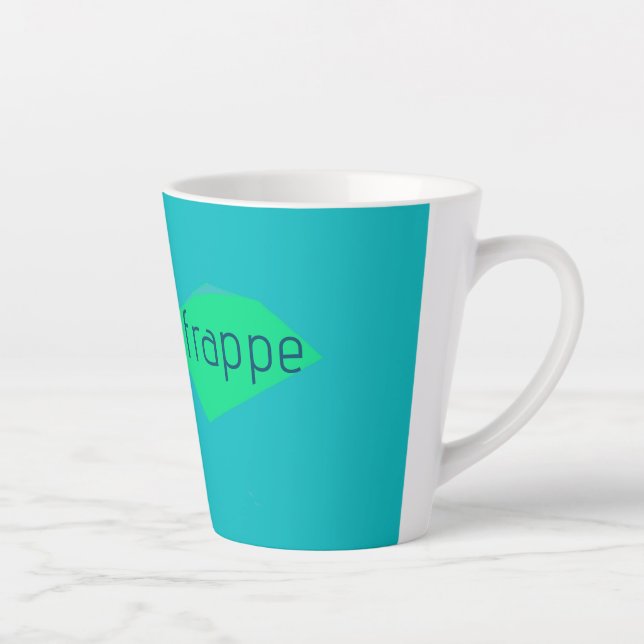 Taza De Café Latte Modern Frappe Latte Mug (Derecha)