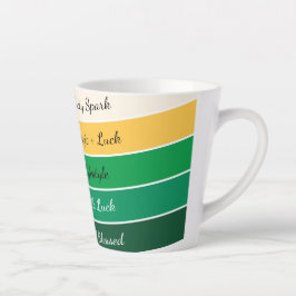 Taza De Café Latte Modern St. Patrick’s Day Gradient