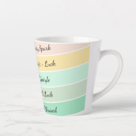 Taza De Café Latte Modern St. Patrick’s Day Gradient