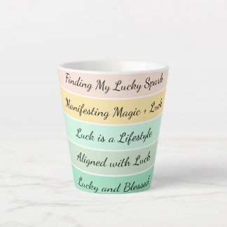 Taza De Café Latte Modern St. Patrick’s Day Gradient