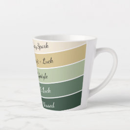 Taza De Café Latte Modern St. Patrick’s Day Gradient